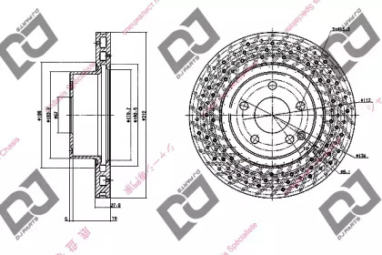 Тормозной диск DJ PARTS BD1146